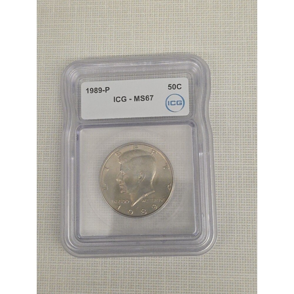 1989-D Kennedy Half Dollar MS67 ICG